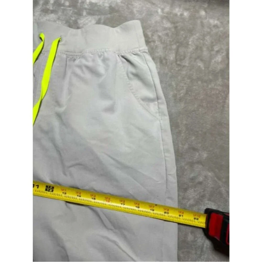 Figs Jogger Scrub Pants Men's Small Beige Cargo Work Casual Technical